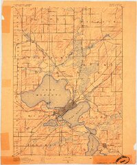 Madison 1890 topographic map thumbnail