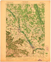 Mauston 1921 topographic map thumbnail