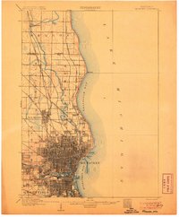 Milwaukee 1906 topographic map thumbnail
