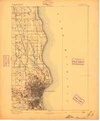 Milwaukee 1892 topographic map thumbnail