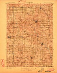 Mineral Point 1902 topographic map thumbnail