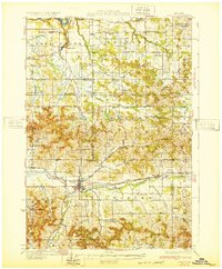 Mondovi 1932 topographic map thumbnail