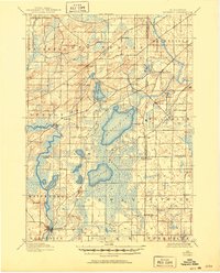 Muskego 1901 topographic map thumbnail