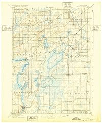 Muskego 1901 topographic map thumbnail