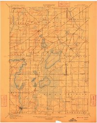 Muskego 1901 topographic map thumbnail