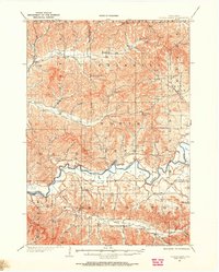 North Bend 1926 topographic map thumbnail