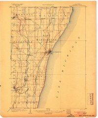 Port Washington 1904 topographic map thumbnail