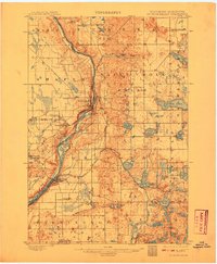 St Croix Dalles 1901 topographic map thumbnail