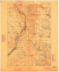 St Croix Dalles 1901 topographic map thumbnail