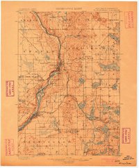St Croix Dalles 1900 topographic map thumbnail