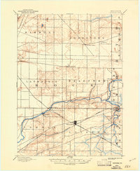Shopiere 1893 topographic map thumbnail