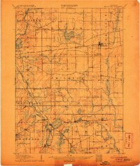 Silver Lake 1906 topographic map thumbnail
