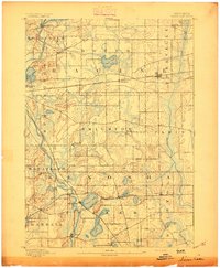 Silver Lake 1893 topographic map thumbnail