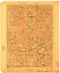 South Wayne 1923 topographic map thumbnail