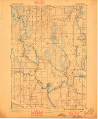 Stoughton 1890 topographic map thumbnail