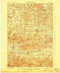 Strum 1930 topographic map thumbnail