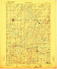 Sun Prairie 1907 topographic map thumbnail