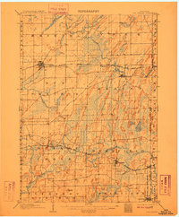 Sun Prairie 1907 topographic map thumbnail