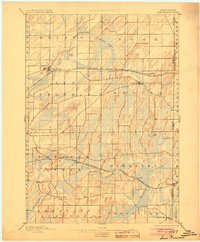 Sun Prairie 1896 topographic map thumbnail