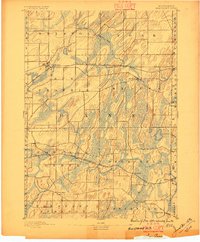Sun Prairie 1890 topographic map thumbnail