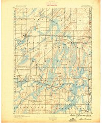 Sun Prairie 1890 topographic map thumbnail