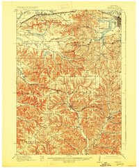 Tomah 1916 topographic map thumbnail