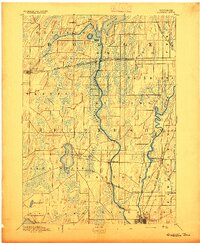 Waterloo 1894 topographic map thumbnail