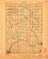 Waukesha 1906 topographic map thumbnail