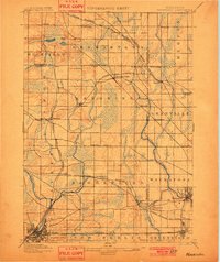 Waukesha 1901 topographic map thumbnail