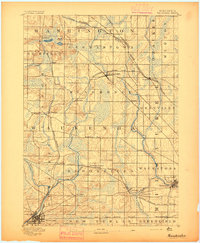 Waukesha 1892 topographic map thumbnail