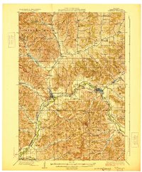 Whitehall 1929 topographic map preview