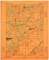 Whitewater 1893 topographic map preview