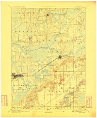 Whitewater 1893 topographic map thumbnail