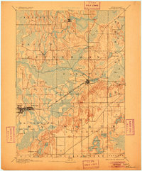 Whitewater 1893 topographic map preview