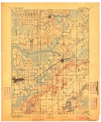 Whitewater 1893 topographic map preview