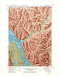 Alma 1950 topographic map thumbnail