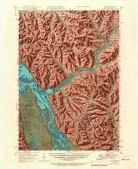 Alma 1950 topographic map thumbnail