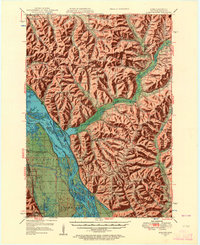 Alma 1950 topographic map thumbnail