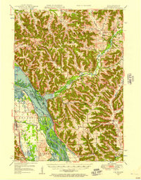 Alma 1950 topographic map thumbnail