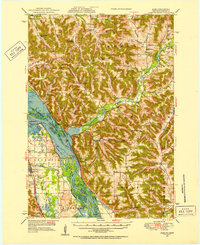 Alma 1950 topographic map thumbnail