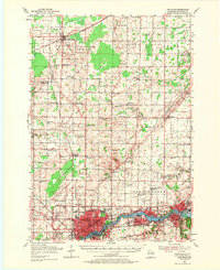Appleton 1955 topographic map thumbnail