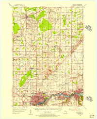 Appleton 1955 topographic map thumbnail