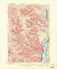 Arkansaw 1941 topographic map thumbnail