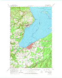 Ashland 1964 topographic map thumbnail