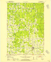 Athens 1951 topographic map thumbnail