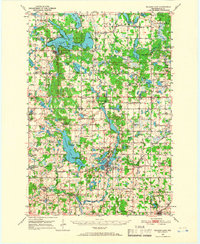 Balsam Lake 1950 topographic map thumbnail