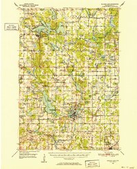 Balsam Lake 1950 topographic map thumbnail