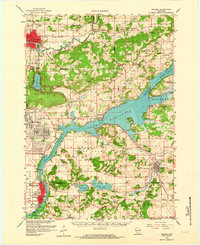 Baraboo 1959 topographic map thumbnail