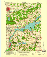 Baraboo 1959 topographic map thumbnail