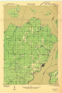 Bayfield 1946 topographic map thumbnail